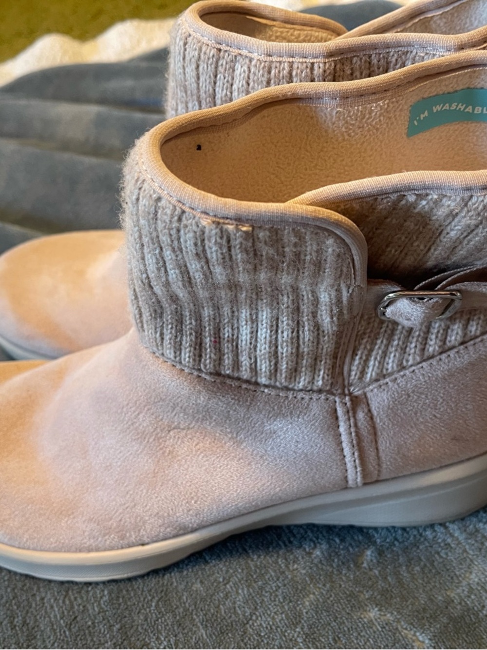 BZees Womens Gloria Ankle Boot Barley Pink 9.5 M